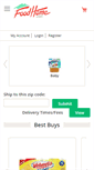 Mobile Screenshot of foodhome.com