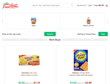 Tablet Screenshot of foodhome.com